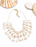 Collier Collerette Perles Cœurs - vue