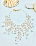 Collier Collerette Perles Riz - vue